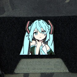 Parche MOLLE resistente para mochilas – Diseño Miku