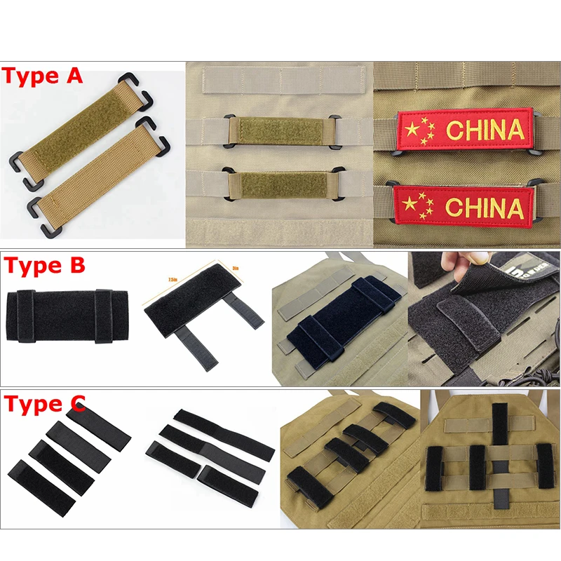 Adaptador parches MOLLE para chaleco y mochila - imagen 4