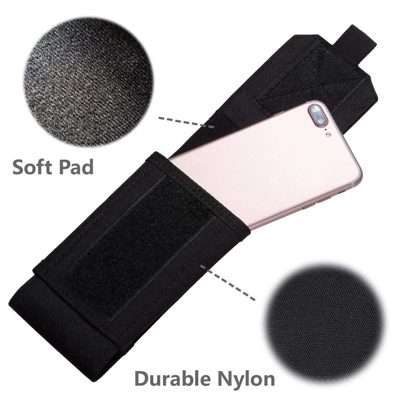 Funda táctica MOLLE resistente para teléfono con presilla de cinturón - imagen 2