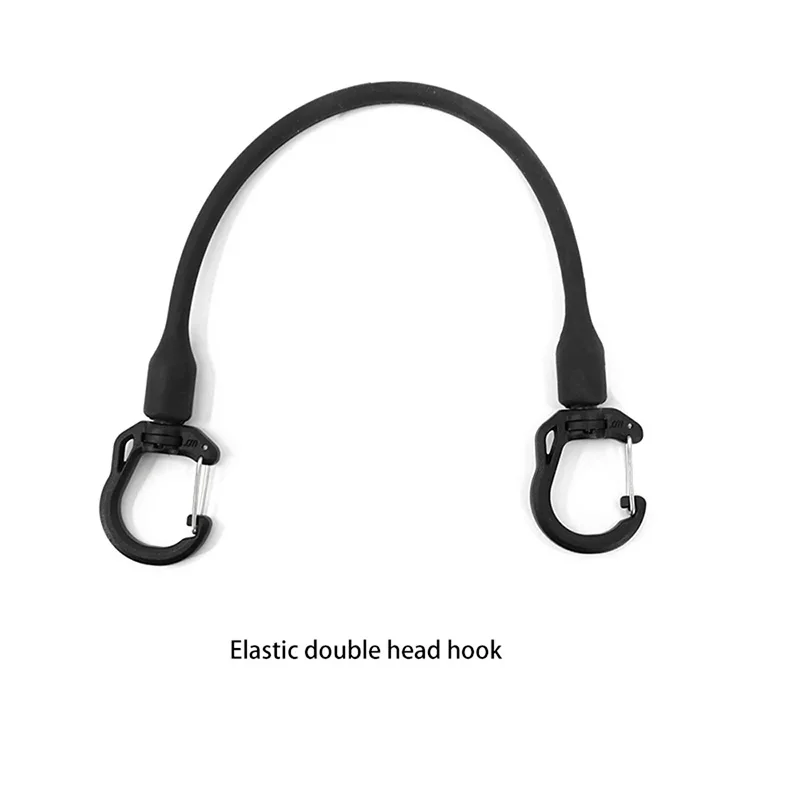Accesorio MOLLE para bolsa táctica con clip doble gancho elástico - imagen 5