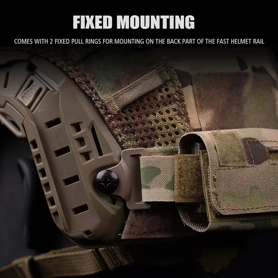 Bolsa de contrapeso para casco táctico OPS-Core Fast NVG – Airsoft - imagen 2