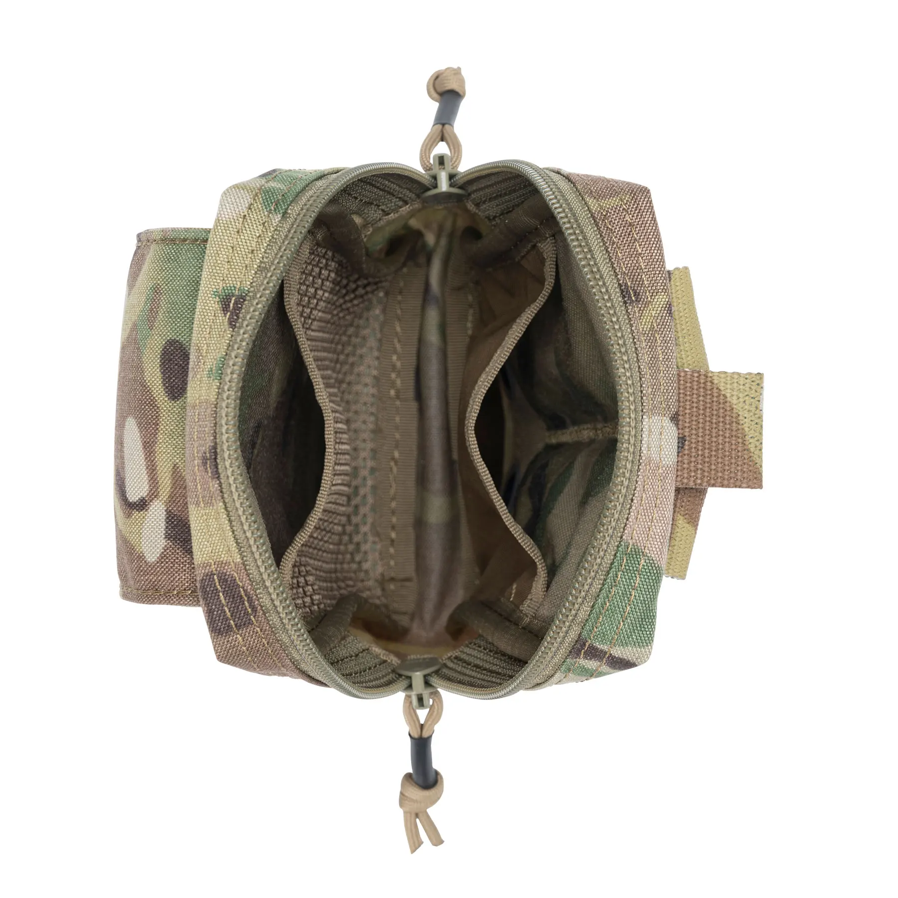 Bolsa táctica MOLLE EDC – Riñonera multiusos con cremallera para airsoft - imagen 2