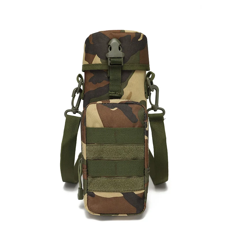 Bolsa para botella de agua colgante con sistema MOLLE en camuflaje