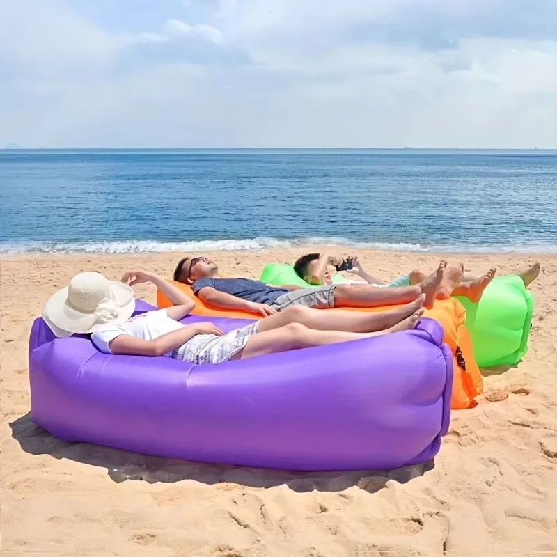 DIZETION Sillón inflable para camping - sofá portátil de festivales - imagen 4