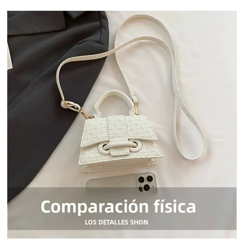 Bolso bandolera mini mujer estilo táctico, cierre seguro - imagen 2