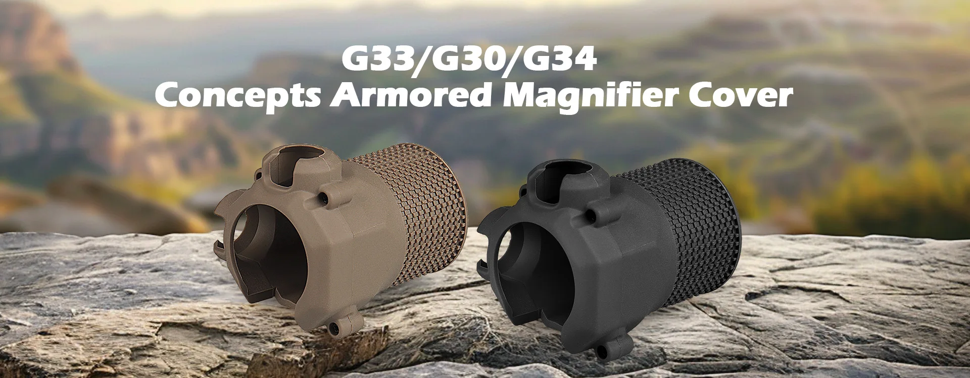 Cubierta para cuerpo del ampliador G33 en negro y marrón