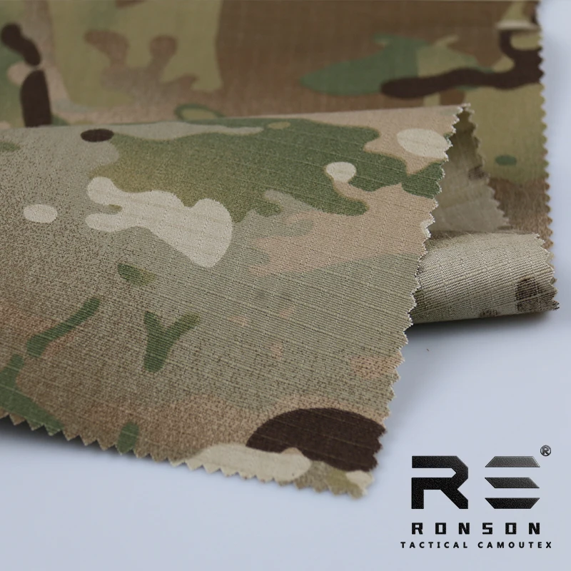 Tela impermeable elástica algodón para uniforme camuflaje azul marino - imagen 2