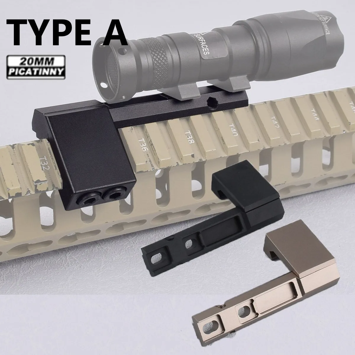 SureFire M600C Linterna táctica para rifle con carril Picatinny
