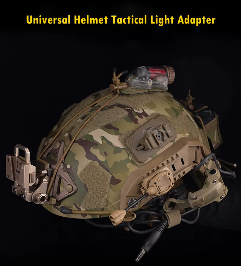 Adaptador de base de montaje de luz para casco