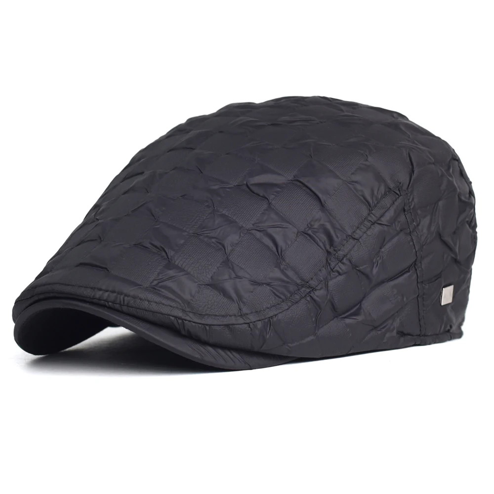 Gorro invierno grueso cálido con visera ajustable estilo Gatsby - imagen 5