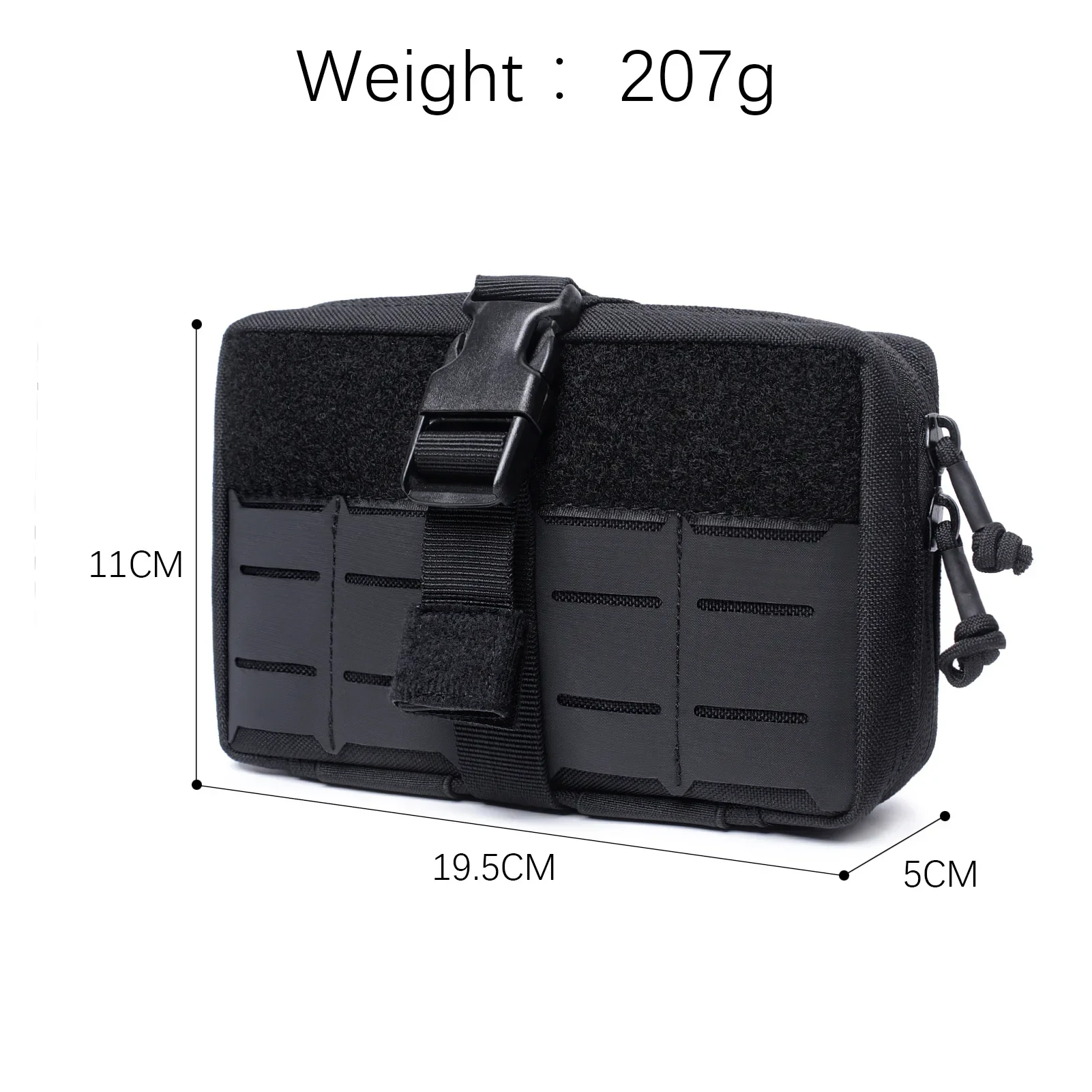 Bolsa táctica MOLLE EDC multifunción con porta-cargadores - imagen 2
