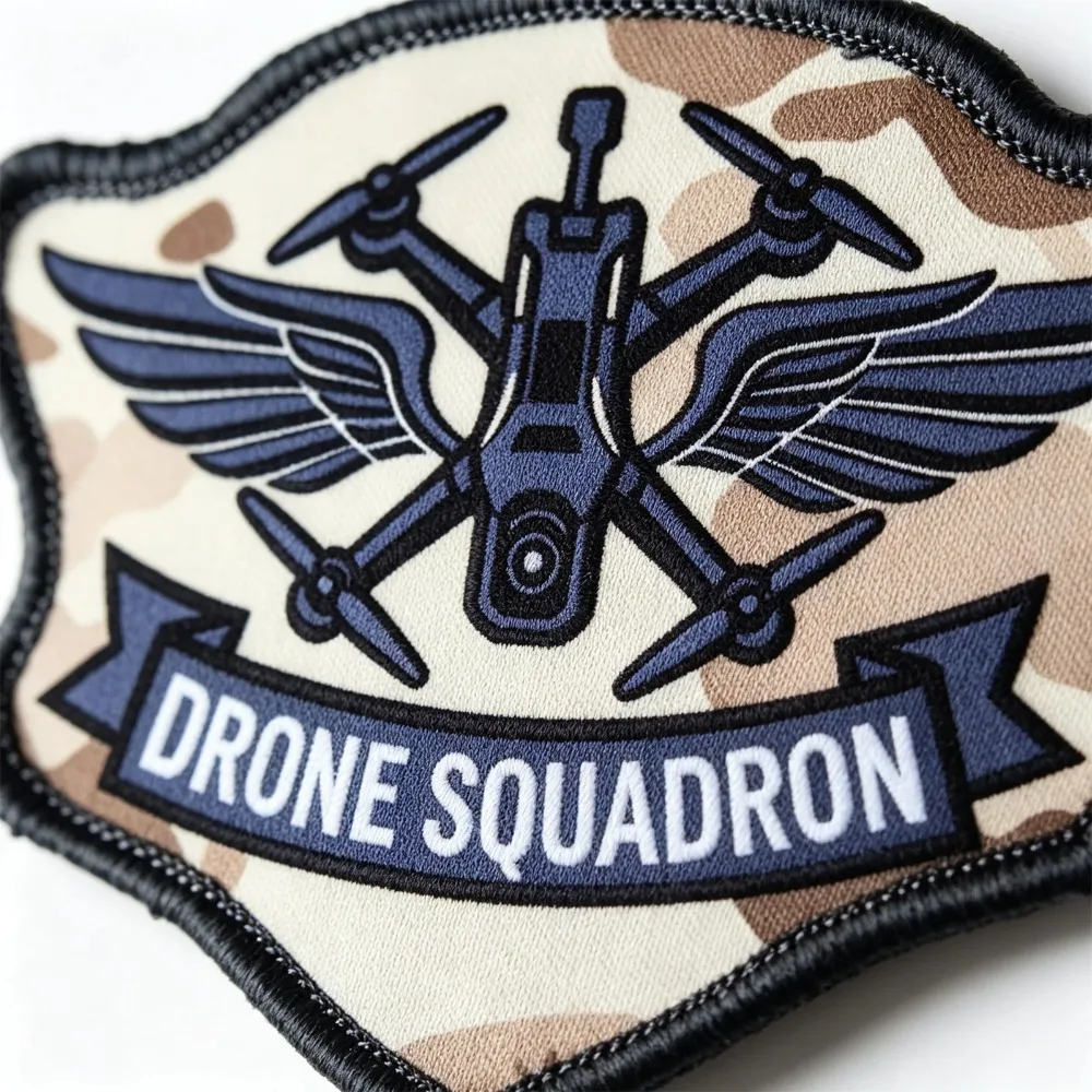 Banda Táctica Drone Squadron Alas – Parche Velcro Morale - imagen 5