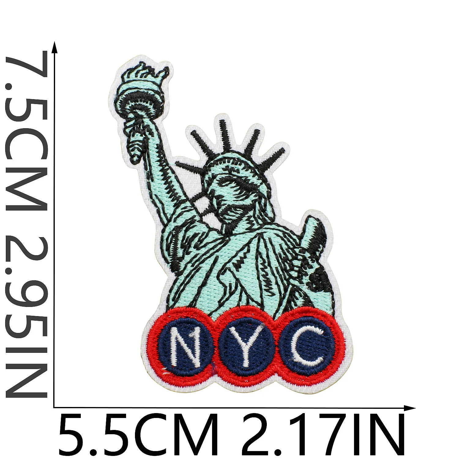 Parche bordado I Love New York para planchar, NYC y Libertad - imagen 4