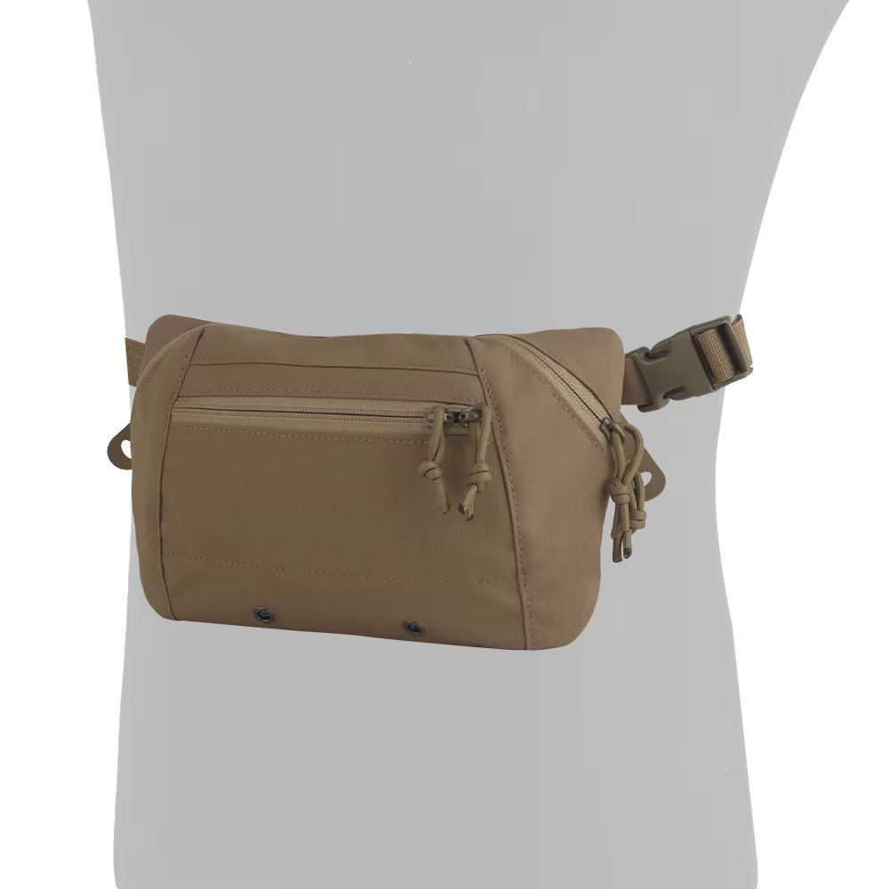 Riñonera táctica impermeable con bolsillos camuflaje para correr