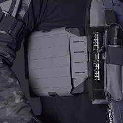 DMgear chaleco táctico MOLLE con placa lateral y panel de inserción