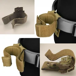Kydex cinturón táctico MOLLE para porta pistola con correa de sujeción
