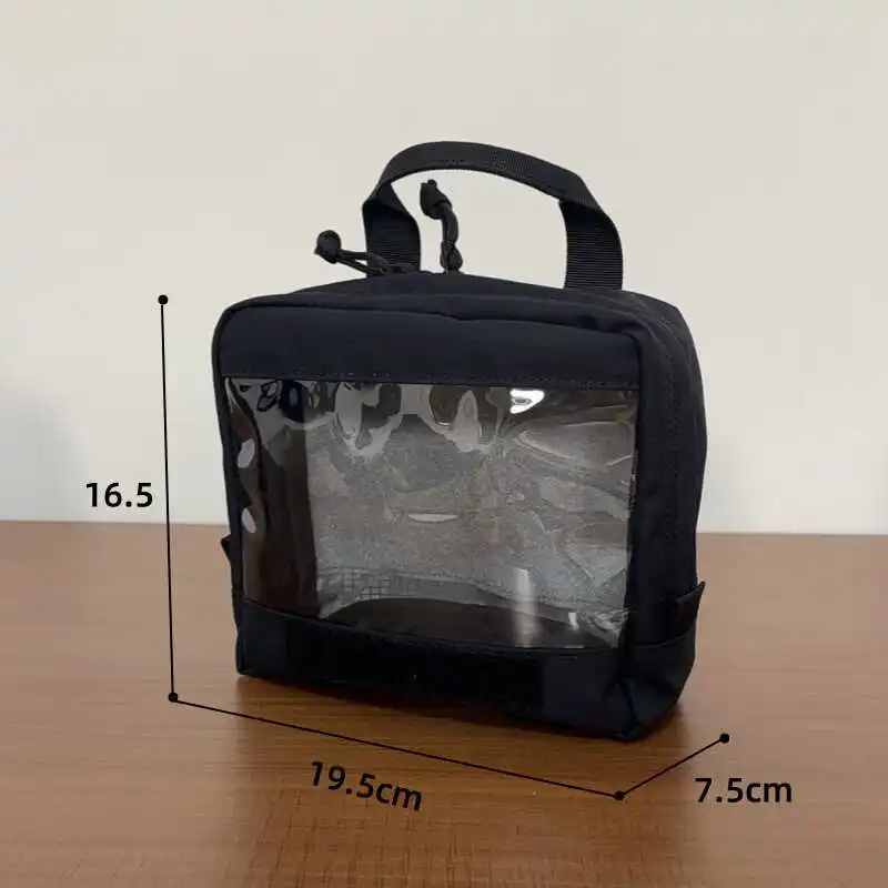 Bolsa táctica transparente expandible para accesorios y interior - imagen 3