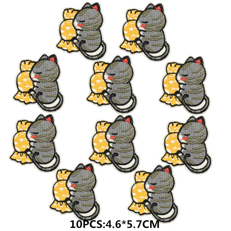 Parche bordado gato para ropa - plancha adhesivo de costura - imagen 5