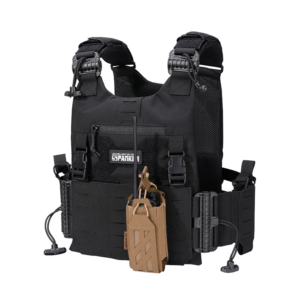Funda táctica MOLLE nylon para walkie talkie radio - imagen 2