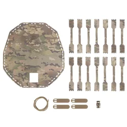 Funda camuflaje casco Airsoft, red transpirable para paintball y caza
