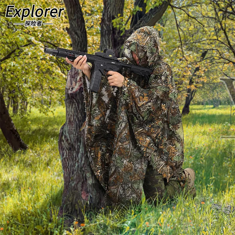 Traje camuflaje 3D biomimético hoja arce - imagen 2