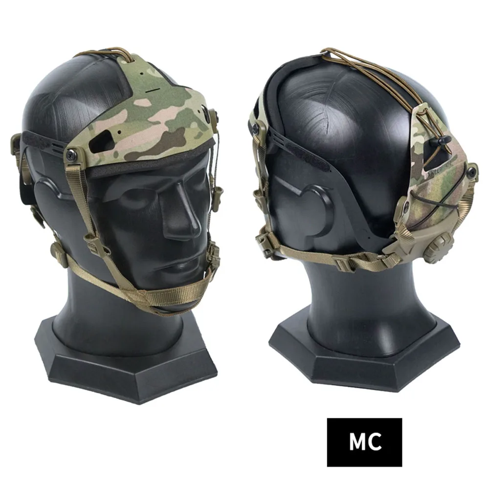 Gafas visión nocturna montura acero para casco y soporte táctico