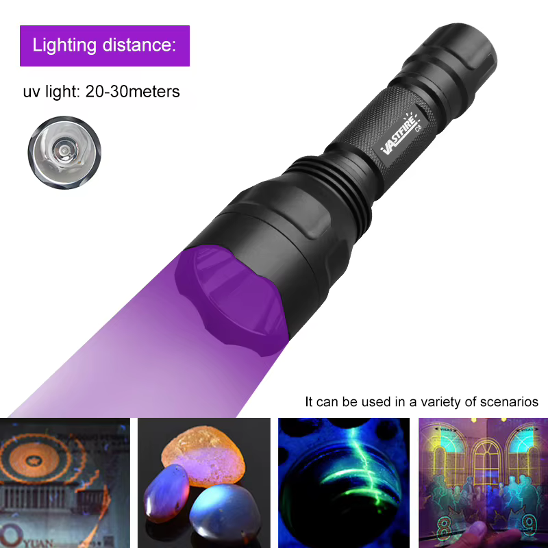 ScorpionPet Linterna UV táctica para detección de orina exterior - imagen 3