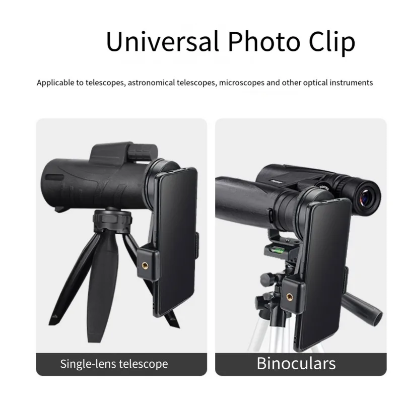 Adaptador de montaje para teléfono con microscopio y telescopio