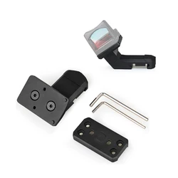 Montaje de mira punto rojo offset para riel Picatinny metal