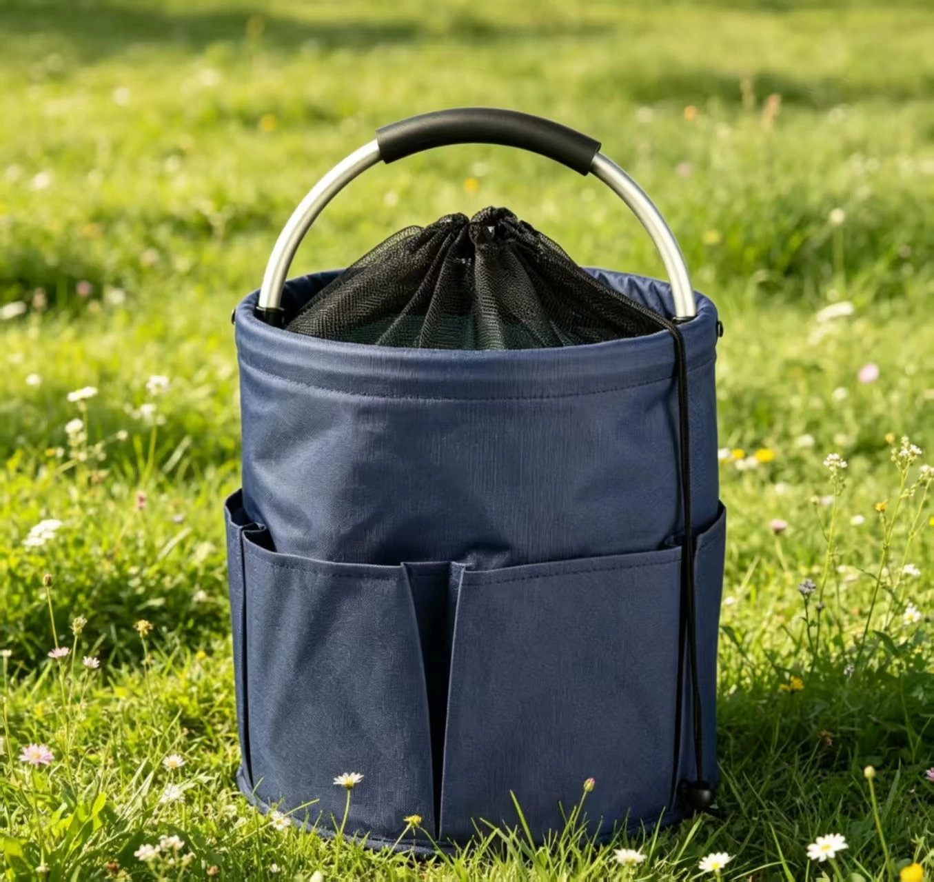 Cesta de picnic plegable para playa y acampada