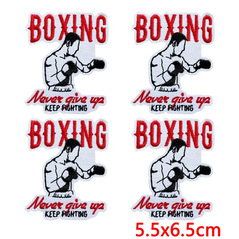 Parche bordado termoadhesivo para guantes de boxeo y ropa táctica - imagen 2
