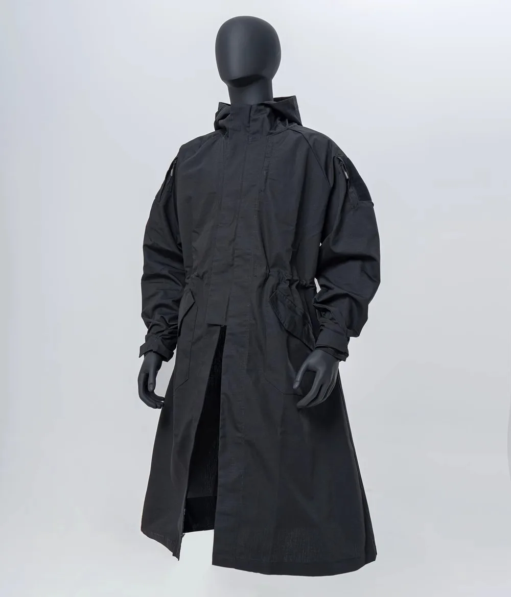 Cortavientos táctico industrial bata de combate chaqueta holgada - imagen 4