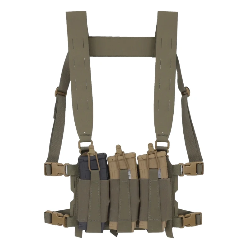 PEW TACTICAL chaleco táctico estilo Ferro mini arnés MOLLE airsoft