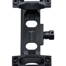 Montaje Picatinny con anillos de 30mm para óptica táctica
