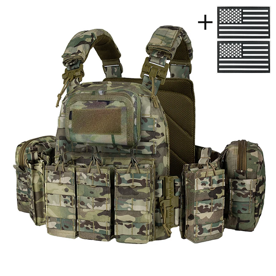 Chaleco táctico desmontaje rápido con soporte bolsa de agua - imagen 2