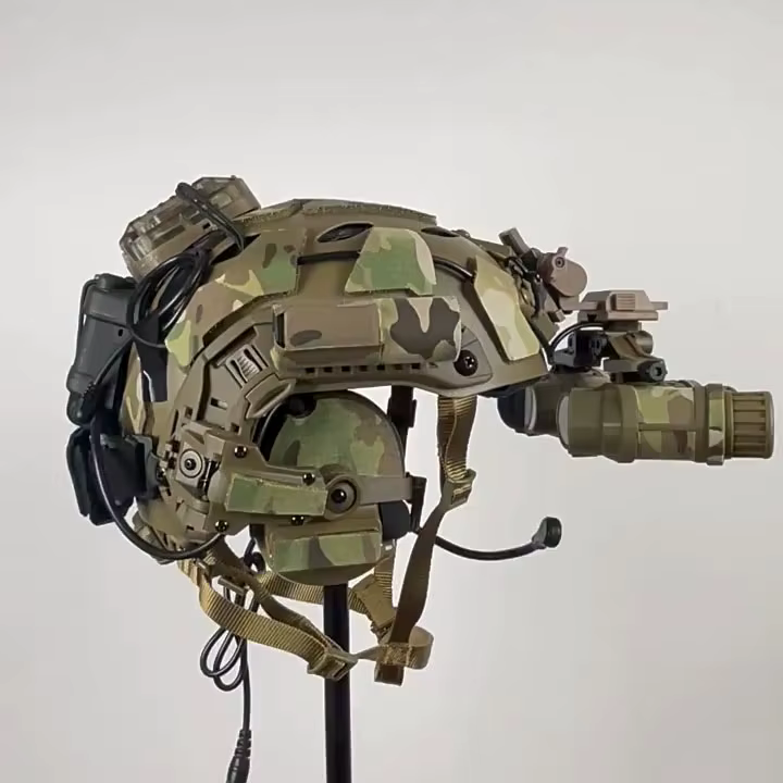 Accesorios para casco táctico SF corte alto camuflaje visión nocturna