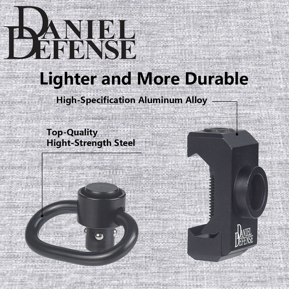 Daniel Defense Soporte Correa Desmontable Anclaje Giratorio Picatinny - imagen 3