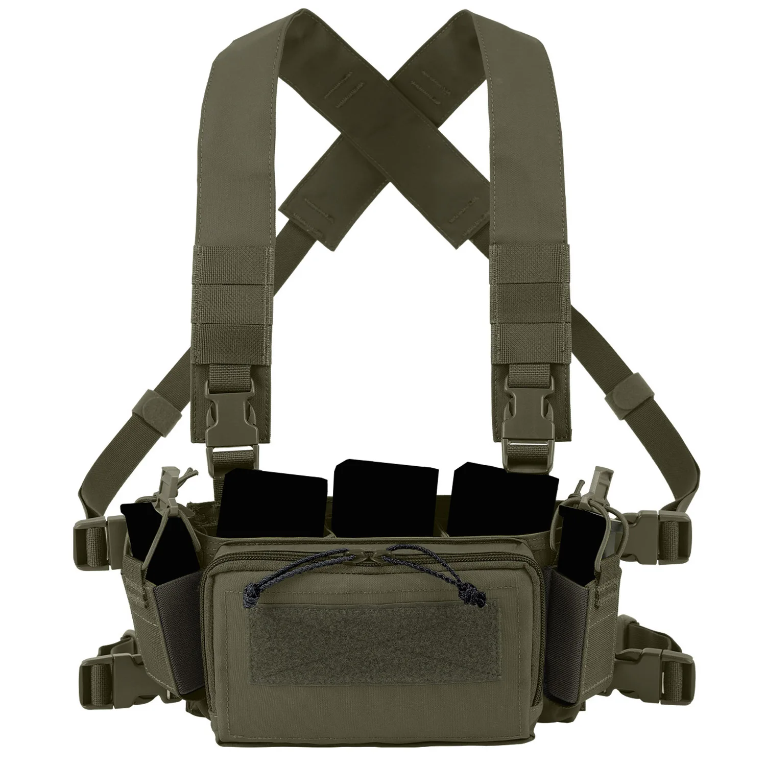 Chaleco táctico con bolsillo abdominal y talla ajustable unisex - imagen 4