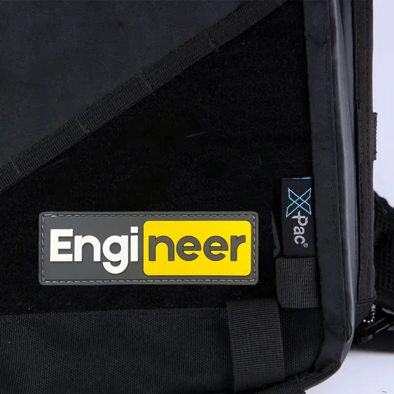 Insignia PVC con velcro para mochila y ropa