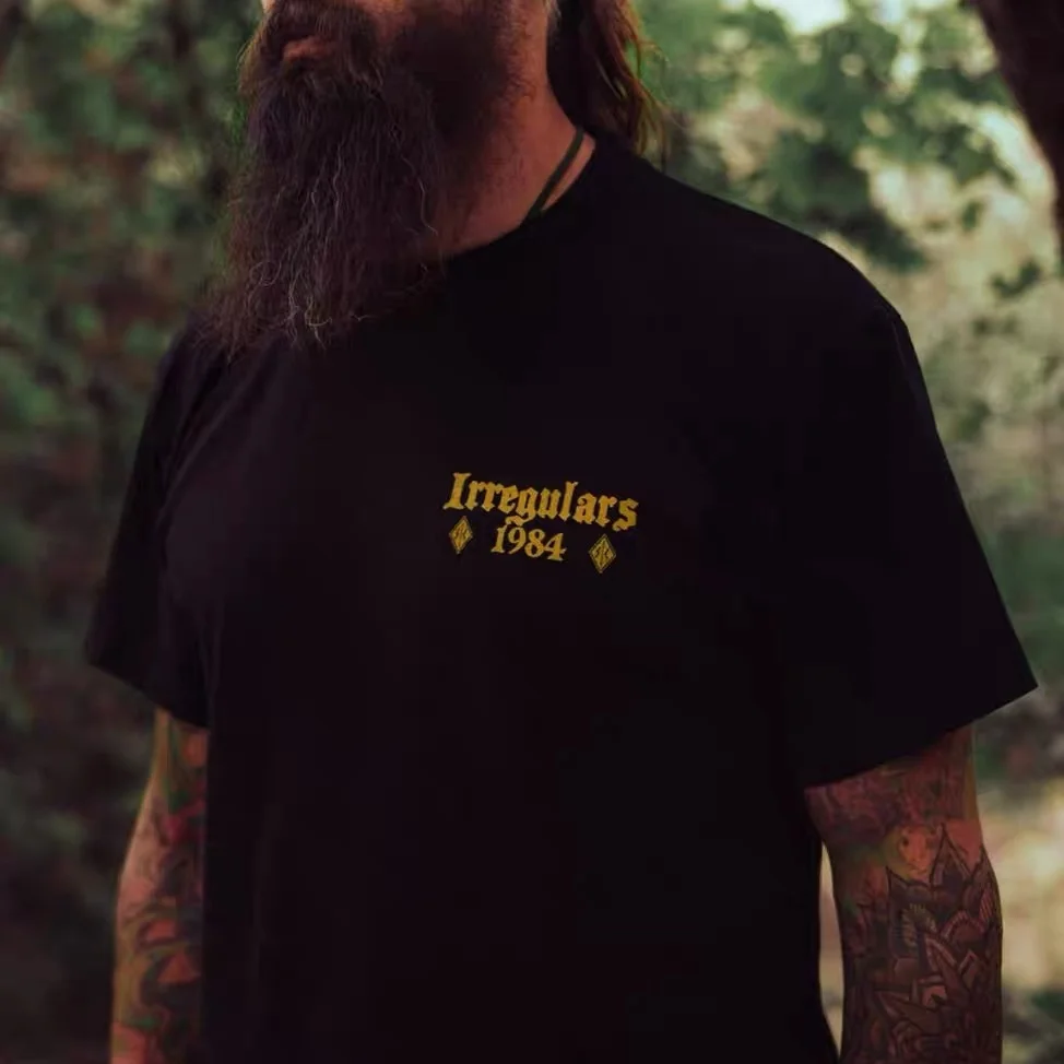 Tide Camiseta táctica verano hombre algodón cuello redondo estampado - imagen 2