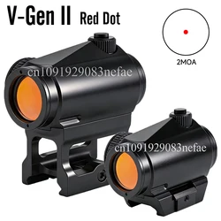V-GEN II mira de punto rojo para rifle caza y airsoft