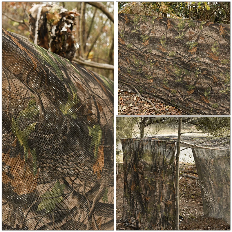 Red de camuflaje transpirable de malla para ocultación y refugio solar - imagen 3