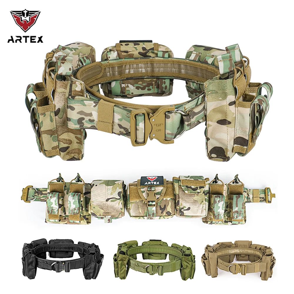 Riñonera táctica con bolsillos para caza y airsoft