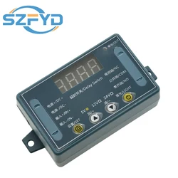 Módulo relé temporizador digital con retardo ajustable y LED indicador