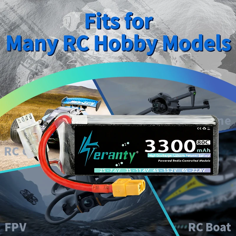Pack de baterías Lipo TERANTY 3S 3300mAh