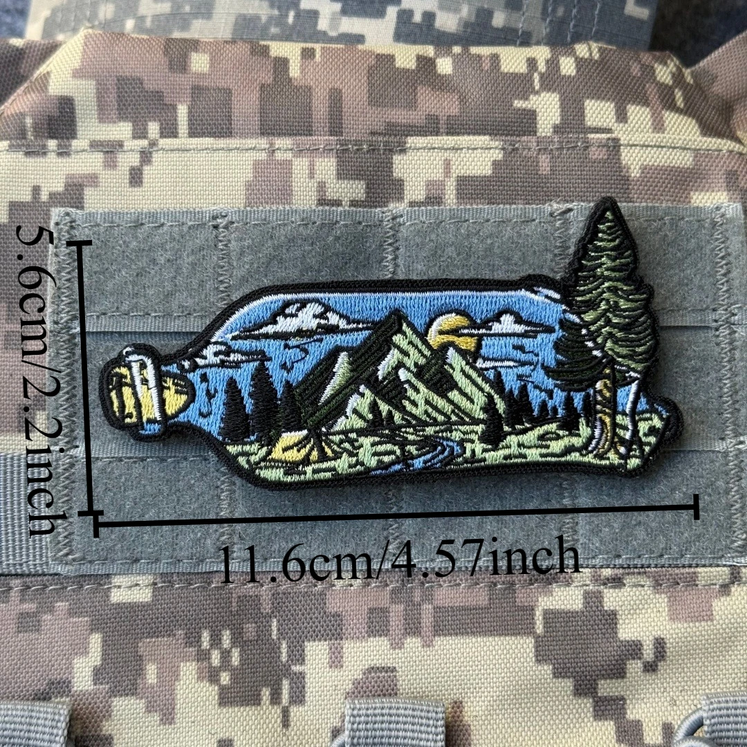 Parche bordado táctico emblema Guardia de Montaña – gancho bucle - imagen 3
