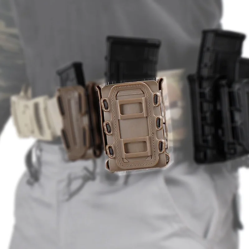 Bolsa táctica MOLLE para cargador de rifle con abrazadera - imagen 4