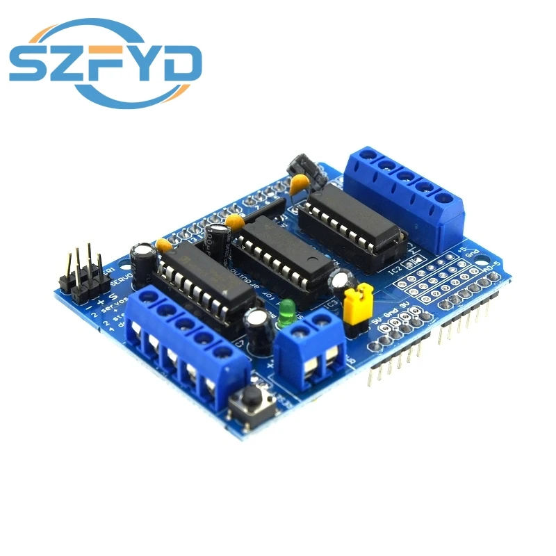 Arduino Escudo controlador motor L293D Dual Duemilanove