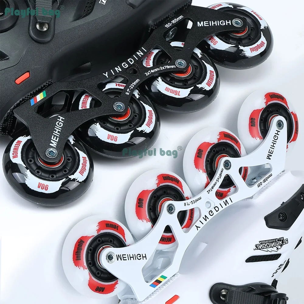 Ruedas patines en línea PU antidesgaste con rodamientos - imagen 5