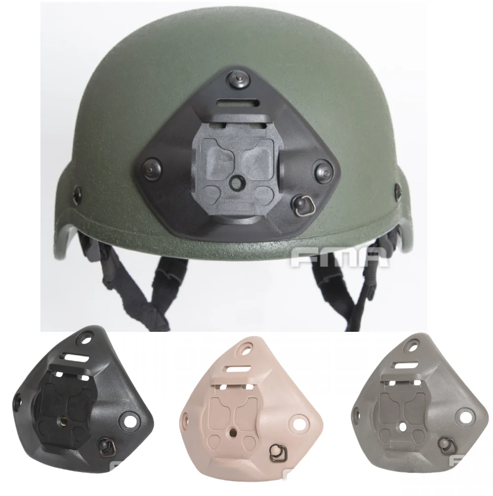 Casco táctico NVG adaptador de montaje universal sepia polímero - imagen 3